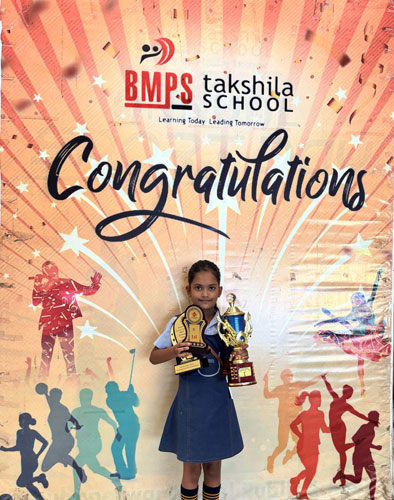 Bhumiksha Satapathy,  Class II, an accomplished dancer, singer, and all-rounder